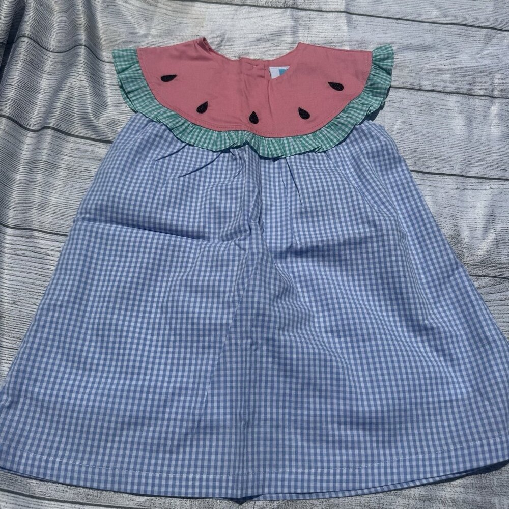 BB Kids 24 Months Smocked Watermelon Dress NEW